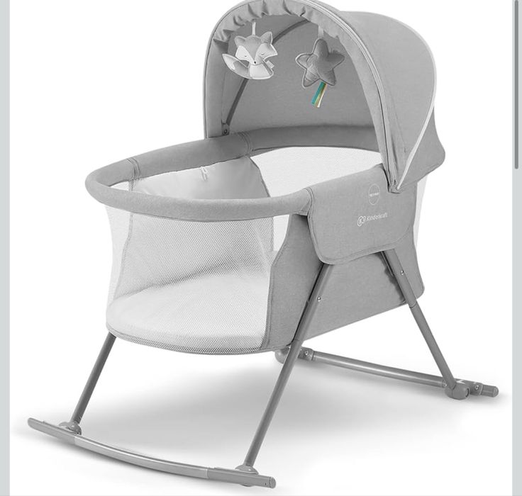 Kinderkraft Berço 3 em 1 LOVI, berço, berço de viagem, balanço