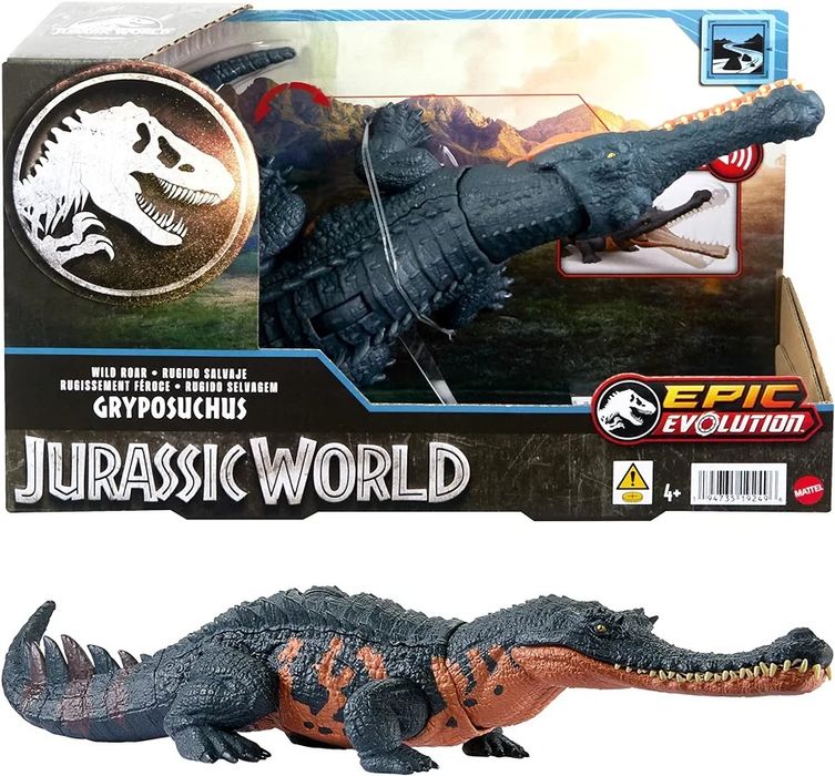 Jurassic World Gryposuchus dinossauro articulado - aprox 35 cm - NOVO