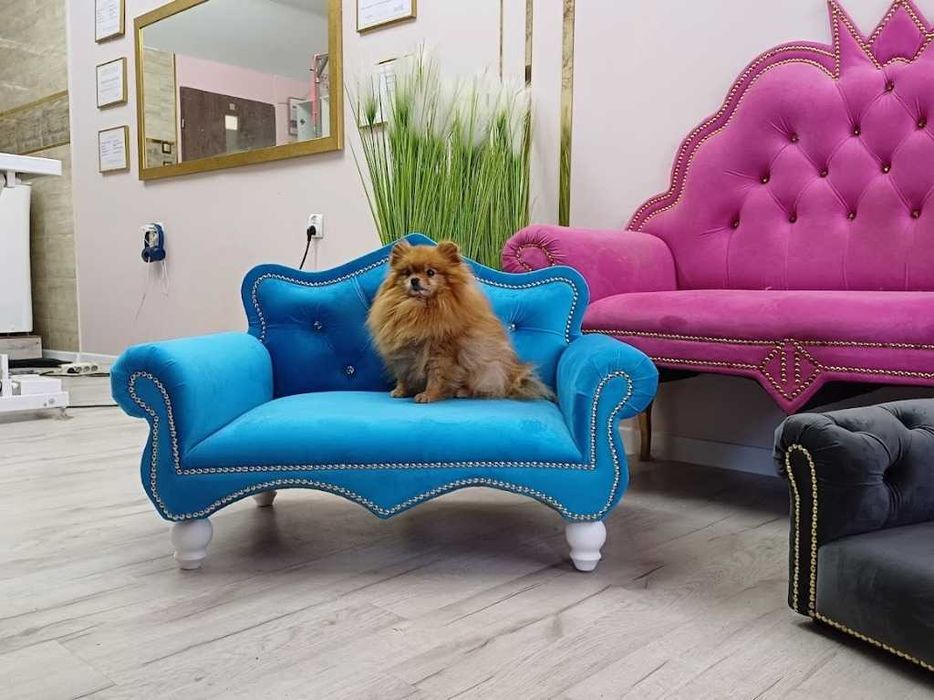 Duże Legowisko kanapa sofa glamour dla psa kota
