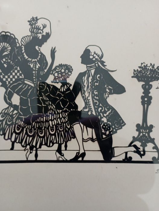 Arte em silhueta Scherenschnitte