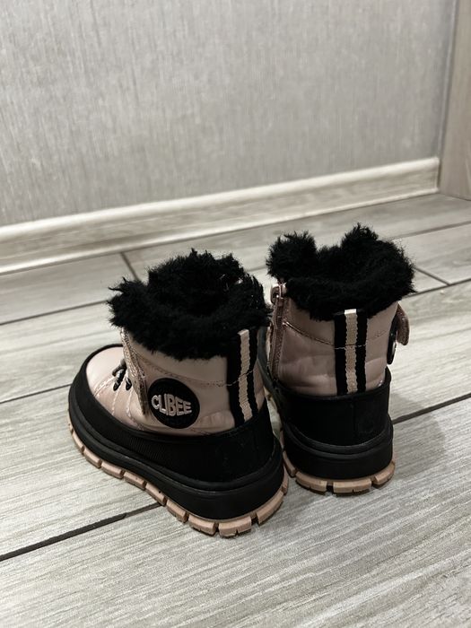 Зимові дутіки теплі 15.8 см Clibee для дівчинки