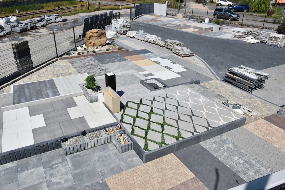 Płyta chodnikowa 35x35x6 cm szara