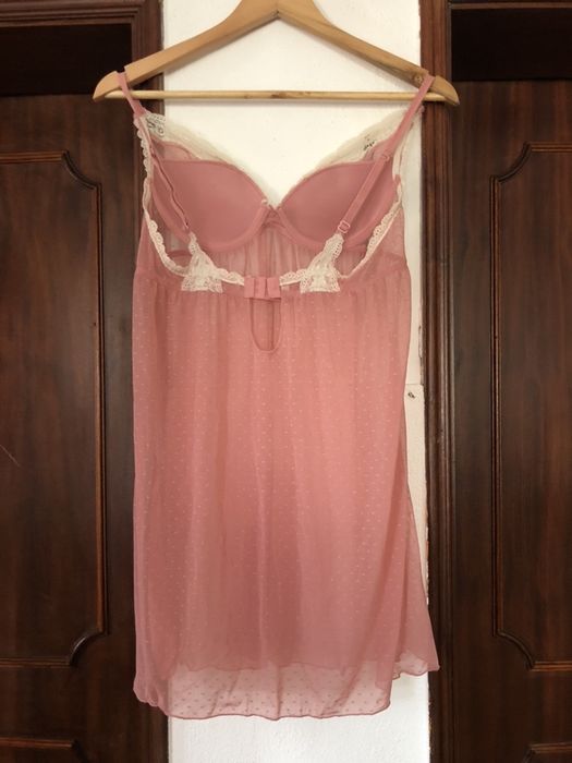 Camisa de Noite Rosa