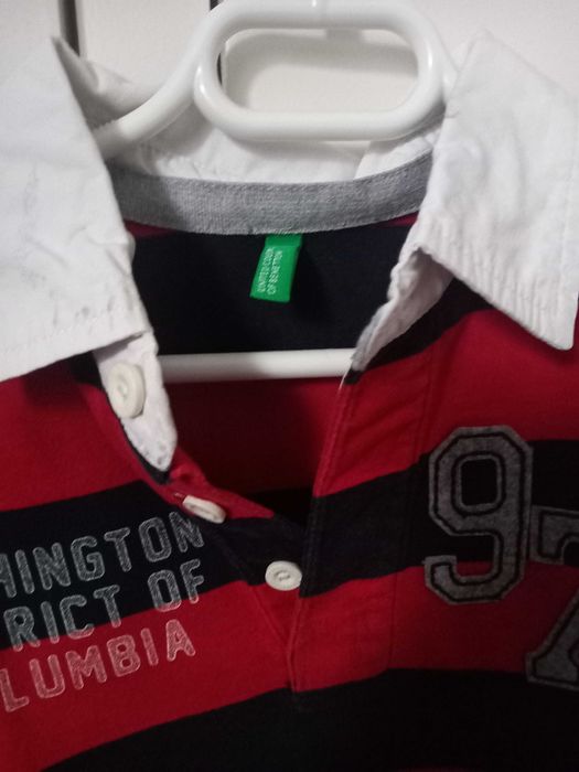 Polo manga comprida Benetton 11 A