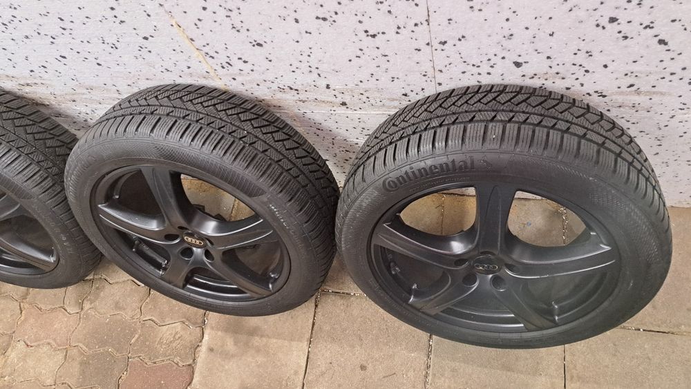 Alufelgi 19  Czarne Audi SQ5  5x112 Opony Zimowe  235/50/19  Continent