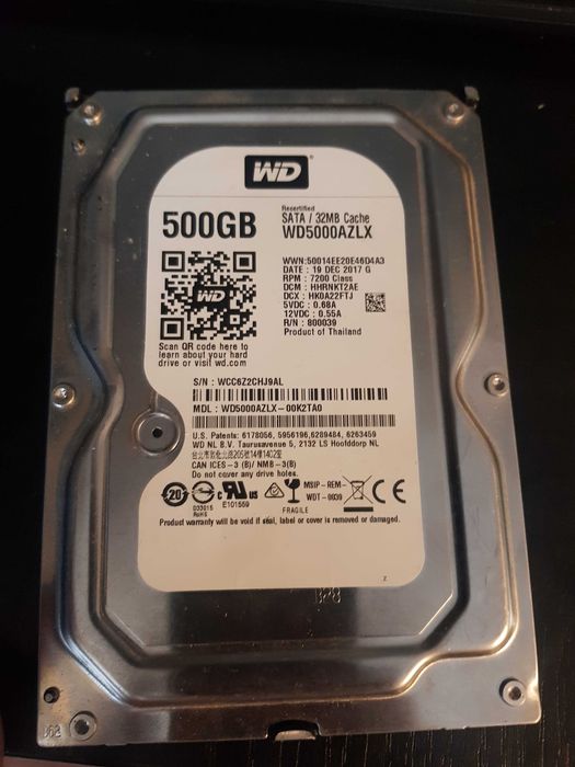 Жесткие диски 2.5" и 3.5" от 300 GB - 500 GB