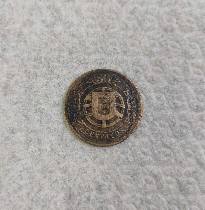 Moeda de 50 Centavos 1924 - Data Escassa