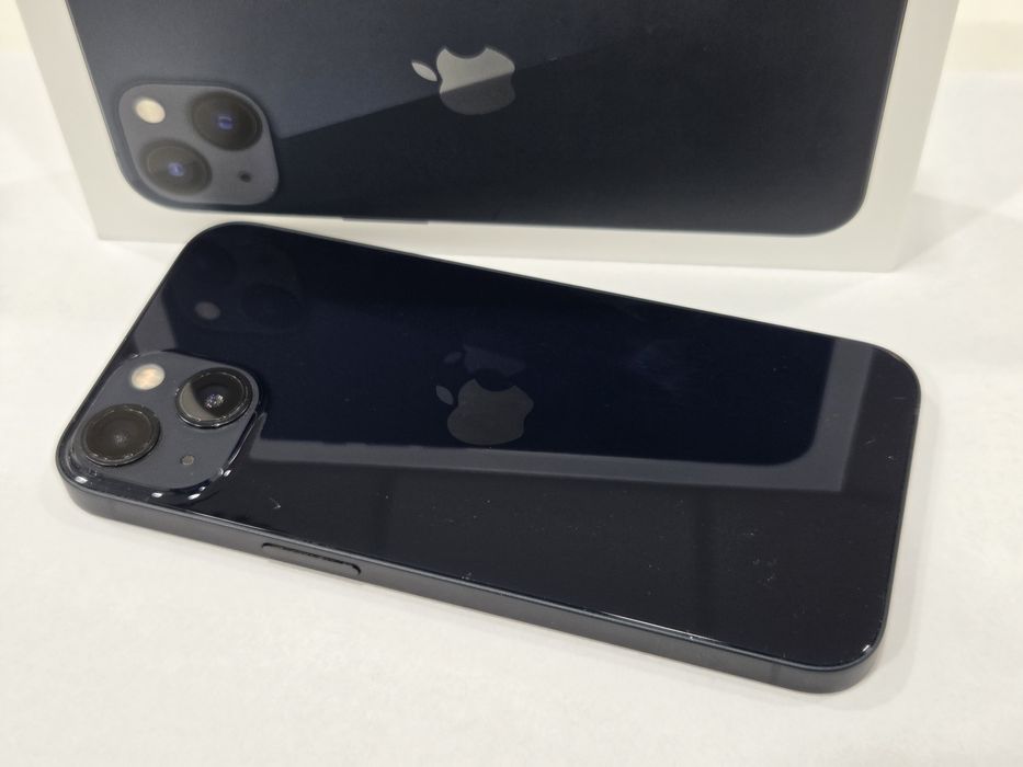 Zadbany Telefon Apple Iphone 13 128GB Czarny Bateria 100% DZIERŻONIÓW