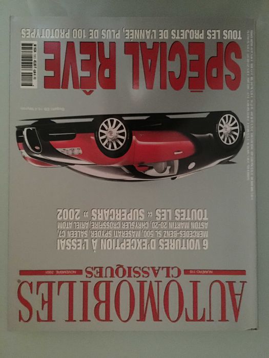 Revista Automobiles Classiques Nº118 Novembro 2001 (C/Portes)