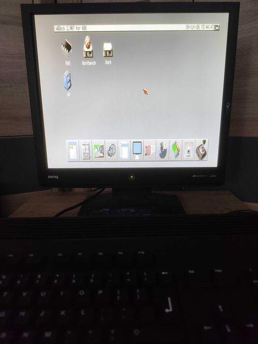 Monitor Benq LCD BL912 15kHz dla komputera Amiga, Atari