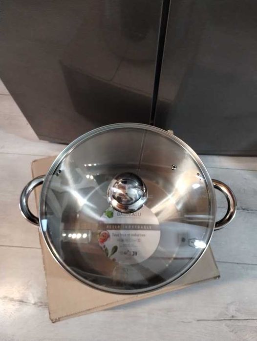 Baumalu Profesjonalny garnek do gotowania z pokrywką, 13,5 L Ø 28 cm