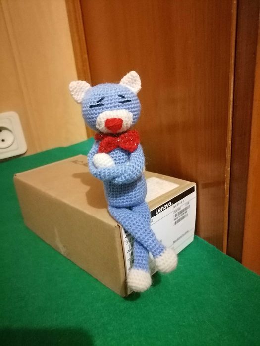 котик японський + сердечко магніт+ упаковка