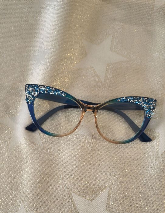 Okulary damskie ozdobne