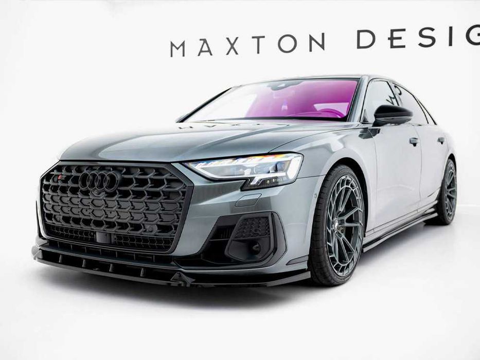 Тюнінг обвіс Audi S8 D5 рест \ A8 D5 S-line (2021+) губа сплиттер пороги диффузор спойлер