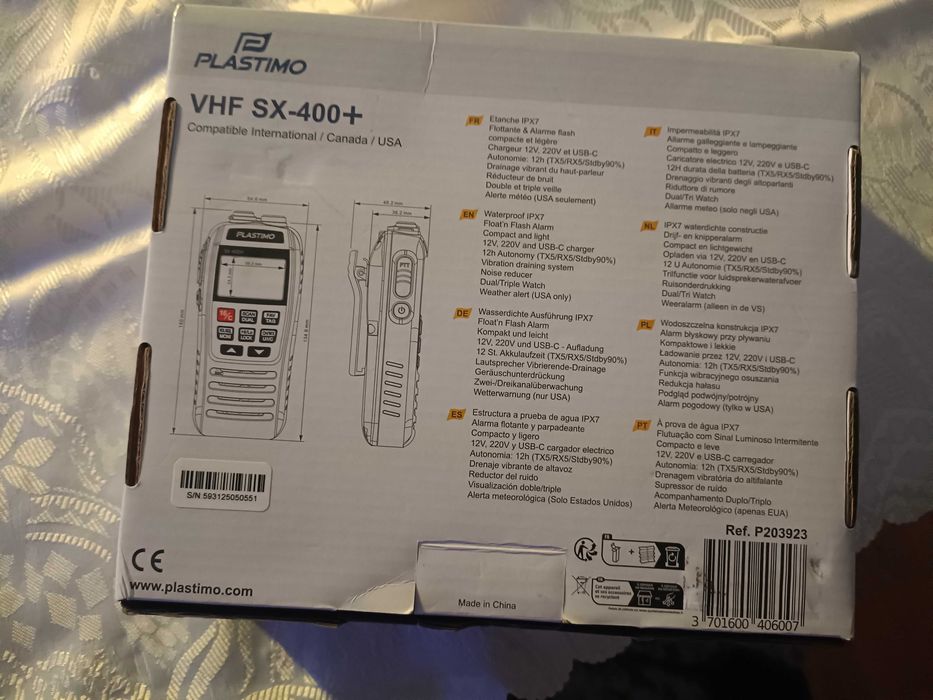 Plastimo SX 400.radiotelefon