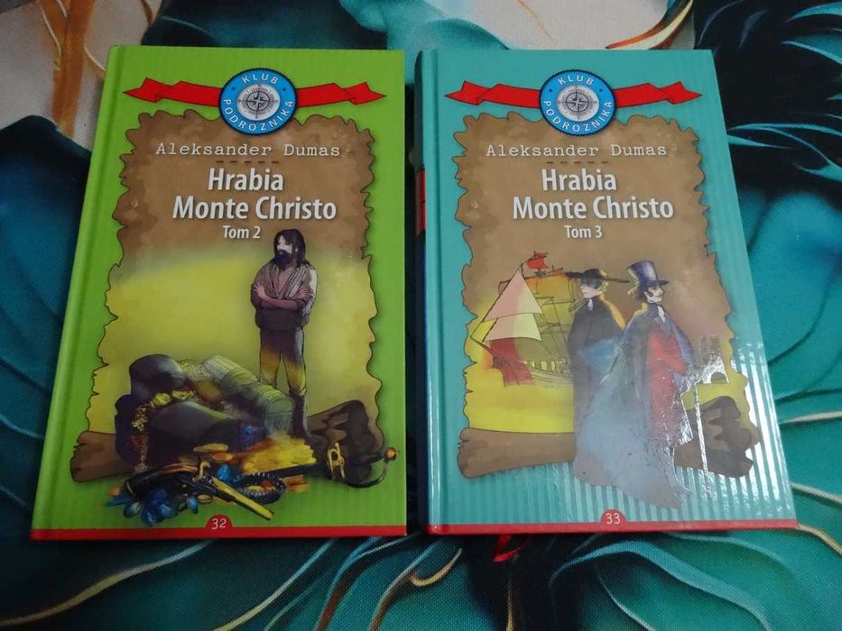 Hrabia Monte Christo T. 2 i 3 - A. Dumas Klub Podróżnika  Twarde_NOWE
