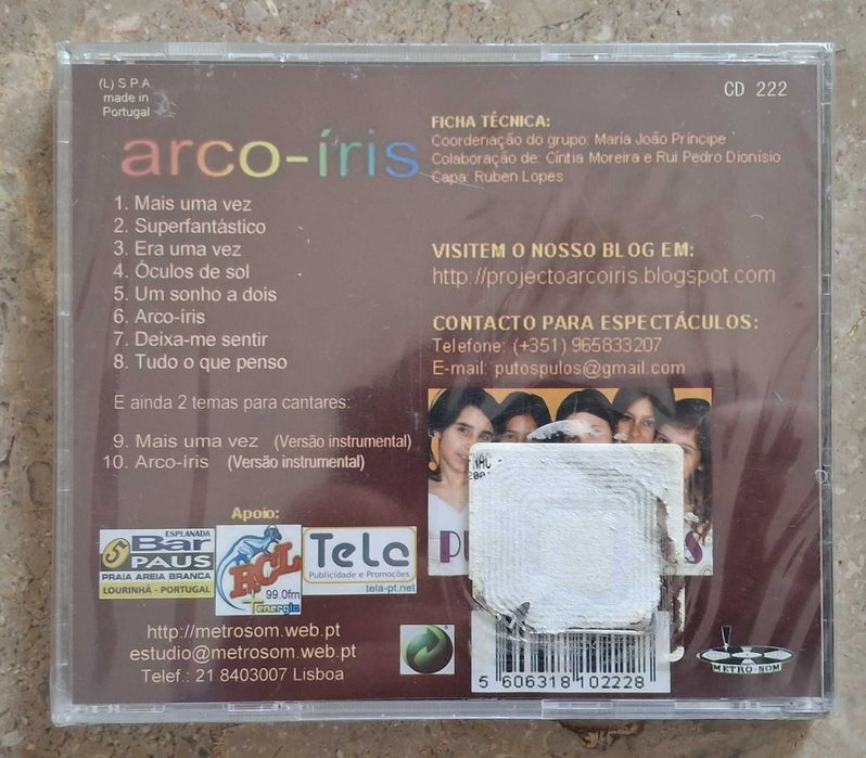 Arco iris - CD - putos & pulos - novo e selado