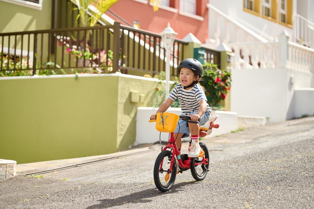 BICICLETA DE APRENDIZAGEM 2 EM 1 CRIANÇA 3-5 ANOS 14" DISCOVER 500