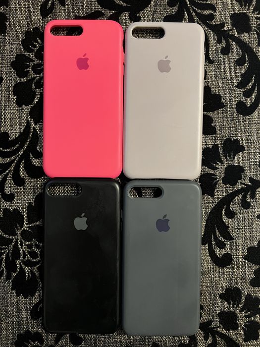 Чохли на айфон 7+ (4 шт)
