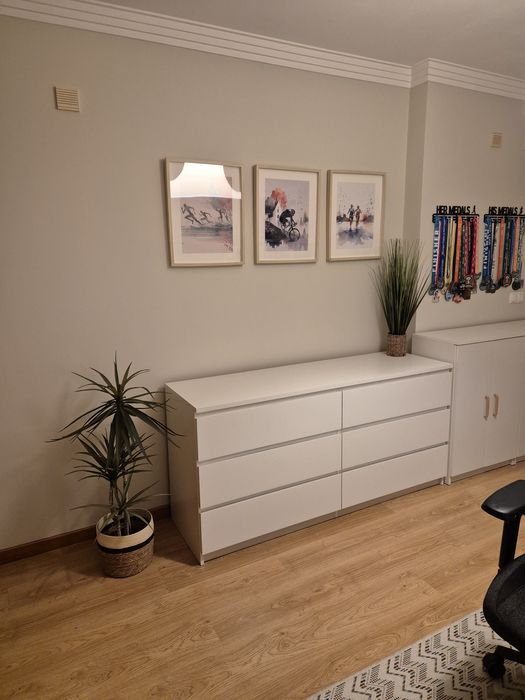 Cómoda Malm 6 gavetas (IKEA)
