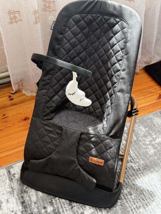 Крісло-гойдалка Kidwell LARO Black/Wooden