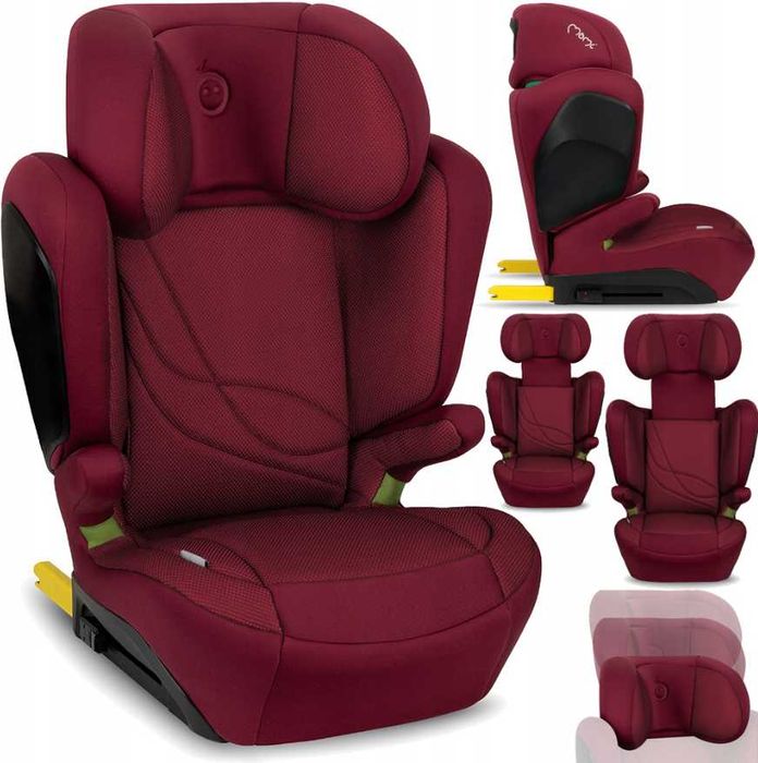 Nowy Fotelik Samochodowy Dla Dziec Isofix 15-36KG 4 KOLORY HIT