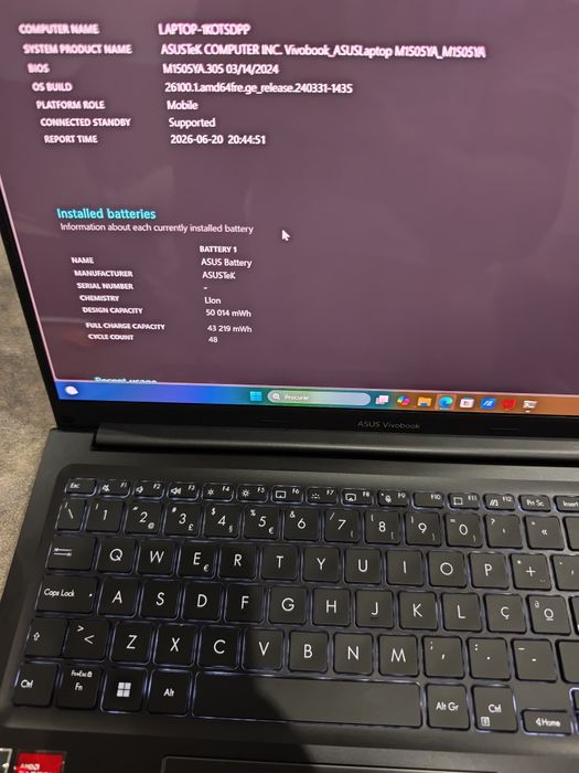 ASUS Vivobook 15 OLED | Ryzen 7 (8 Cores) | 16GB RAM | 512GB SSD |