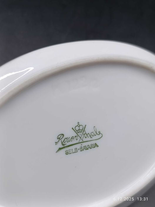 Rosenthal Selb Bavaria Owalne talerze kolekcjonerskie Ming Dragon