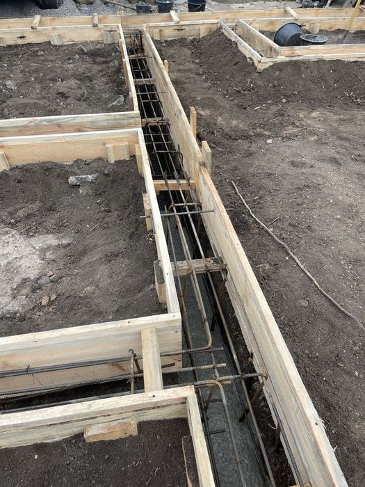 Заливка фундамента в Киеве