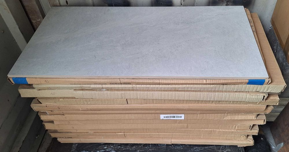 Płytki gres 45x90 cm polskie Opoczno styl biały marmur lappato gat I