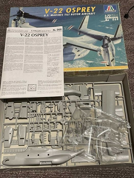 Model do sklejania V-22 Osprey ITALERI 068, skala 1/72