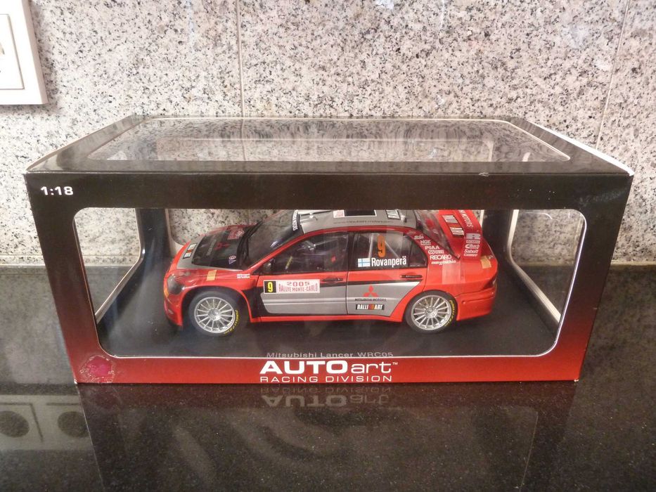 1:18 AutoArt, Mitsubishi Lancer WRC 05, Rally Monte Carlo 2005