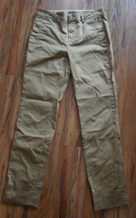 chłopięce brązowe spodnie massimo dutti na wzrost 170 cm stan bdb