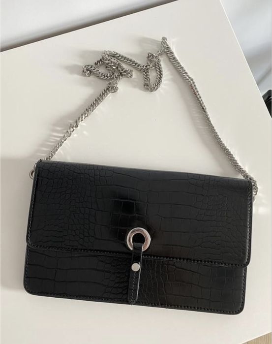 Сумка-клатч за ланцюжку, zara