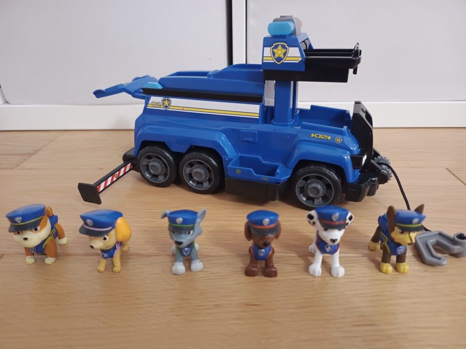 Psi patrol wóz policyjny