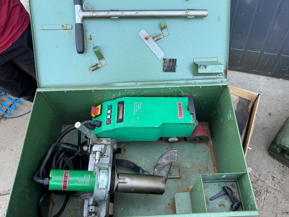 Zgrzewarka Leister Varimat V + SKRZYNIA