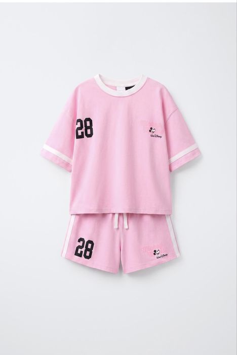 Костюм літній Zara футболка шорти 158 164 minnie mouse disney