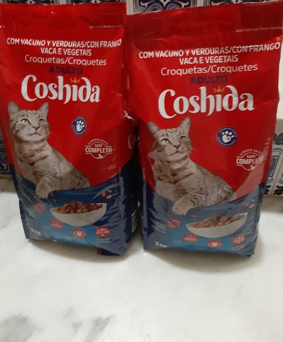 Embalagens de 2kg Coshida para gato