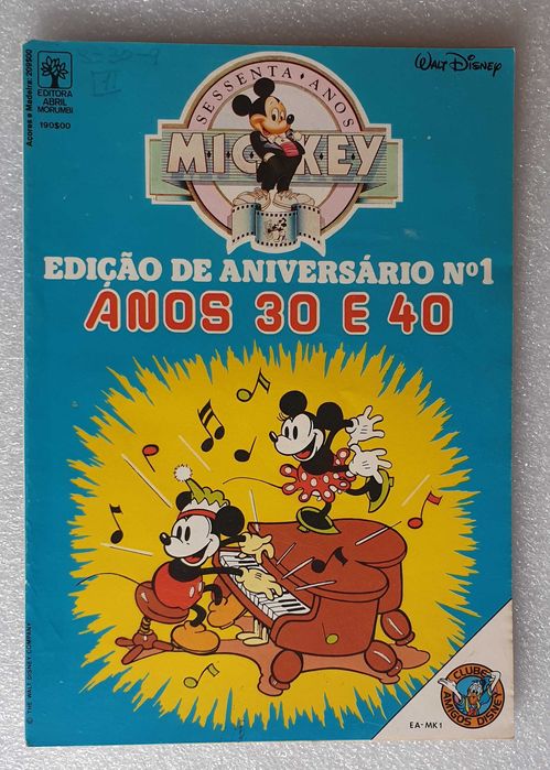 Edição Aniversário Nº 1, Anos 30 e 40