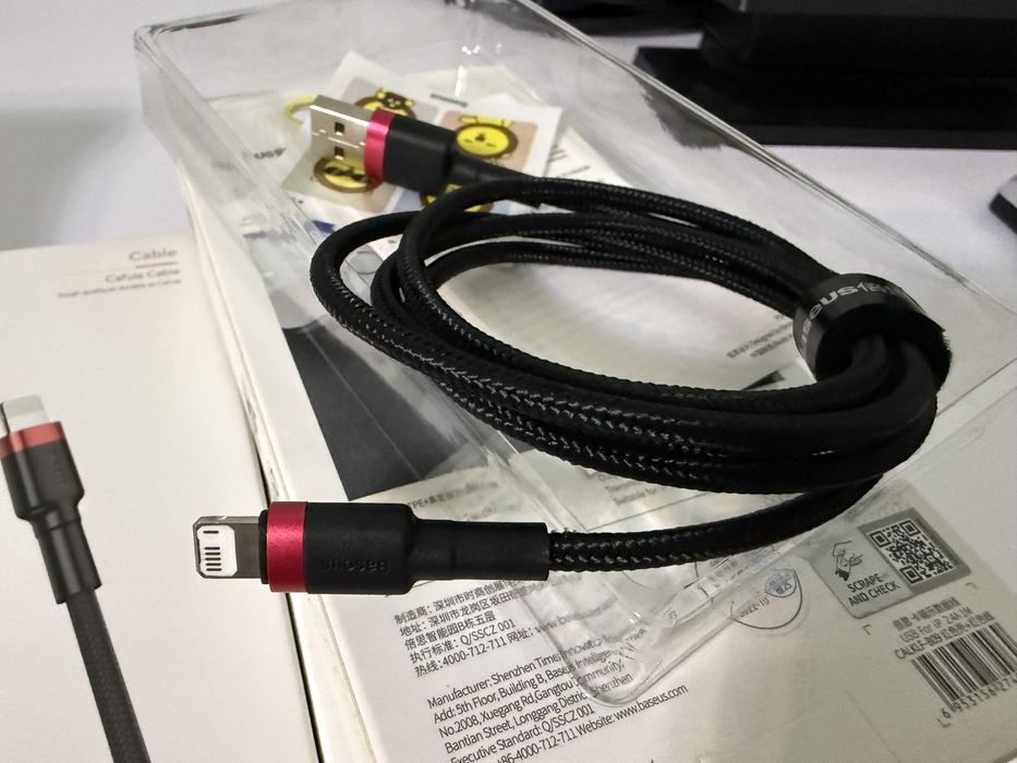 Кабель Baseus Cafule USB 2.0 to Lightning/Micro 1M