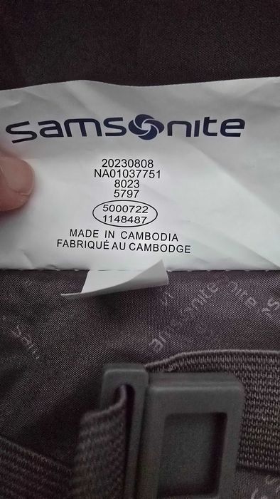 Mala Samsonite como nova