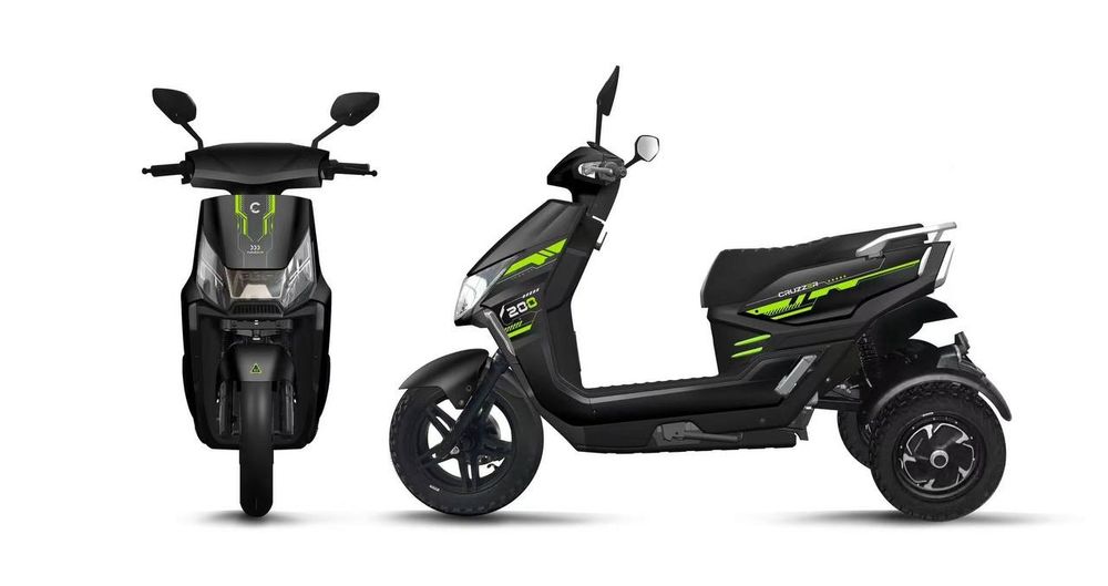 Электроскутер CRUZZER ECO SMART,двиг 2000W,акум.72V 32Ah