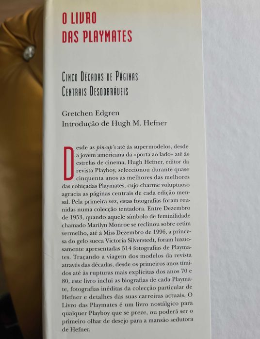 LIVRO DAS PLAYMATES 5 décadas de Páginas centrais desdobráveis PlayBoy