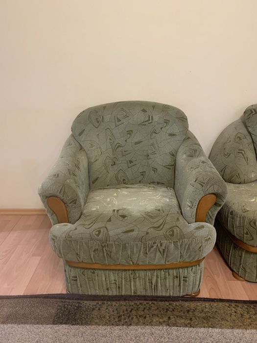 Диван кутовий і крісло