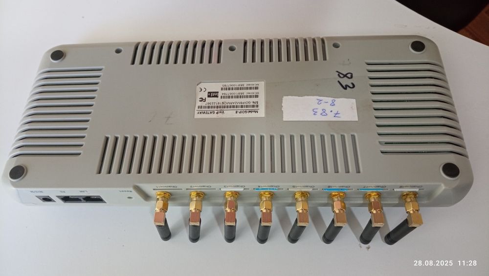 Два  Gsm шлюза для сим sim карт Goip-8, Goip-16, ЖСМ модуль для ip тел