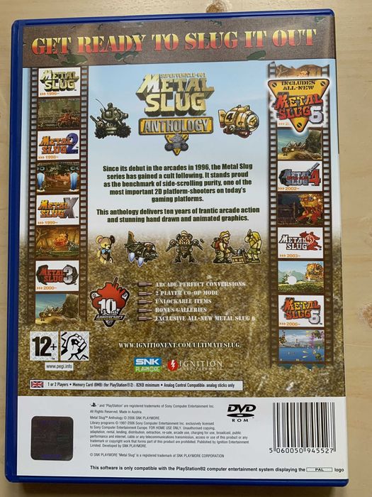 Metal Slug Antology - PS2