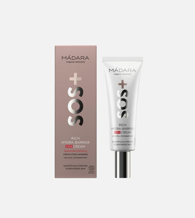 MÁDARA SOS+ Rich Hydra-Barrier CICA Cream 40 ml –  Krem nawilżający