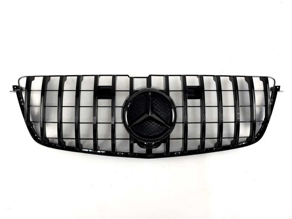 Решетка радиатора mercedes GL X166 2012-2015год. GT All Black & Chrome Black