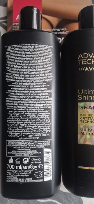 Szampon połysk XXL 700ml ×2 Avon