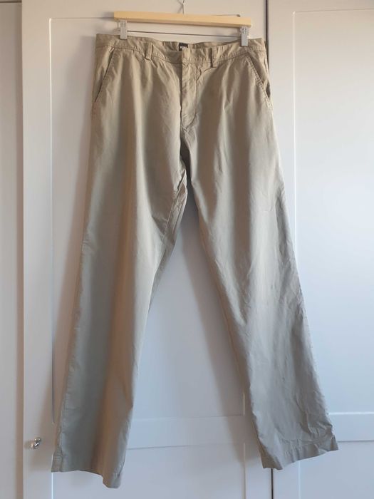 Spodnie khaki chino chinosy Boss L męskie